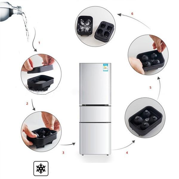 6 в 1 DIY череп форма для льда череп создатель ледяных шаров 3D трехмерные формы для лотков силиконовые формы для виски, кубиков льда, печенья и печенья