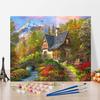DIY Paint By Numbers Oil Painting Kit Canvas DIY Oil Painting By Numbers Wall Art Decorations for Home Gift Arts & Hobbies
