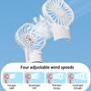 Pocket Humidifier Fan Handheld USB Rechargeable Portable Cooler Mini Mist Sprayer Silent Operation Baby Room Travel Gear