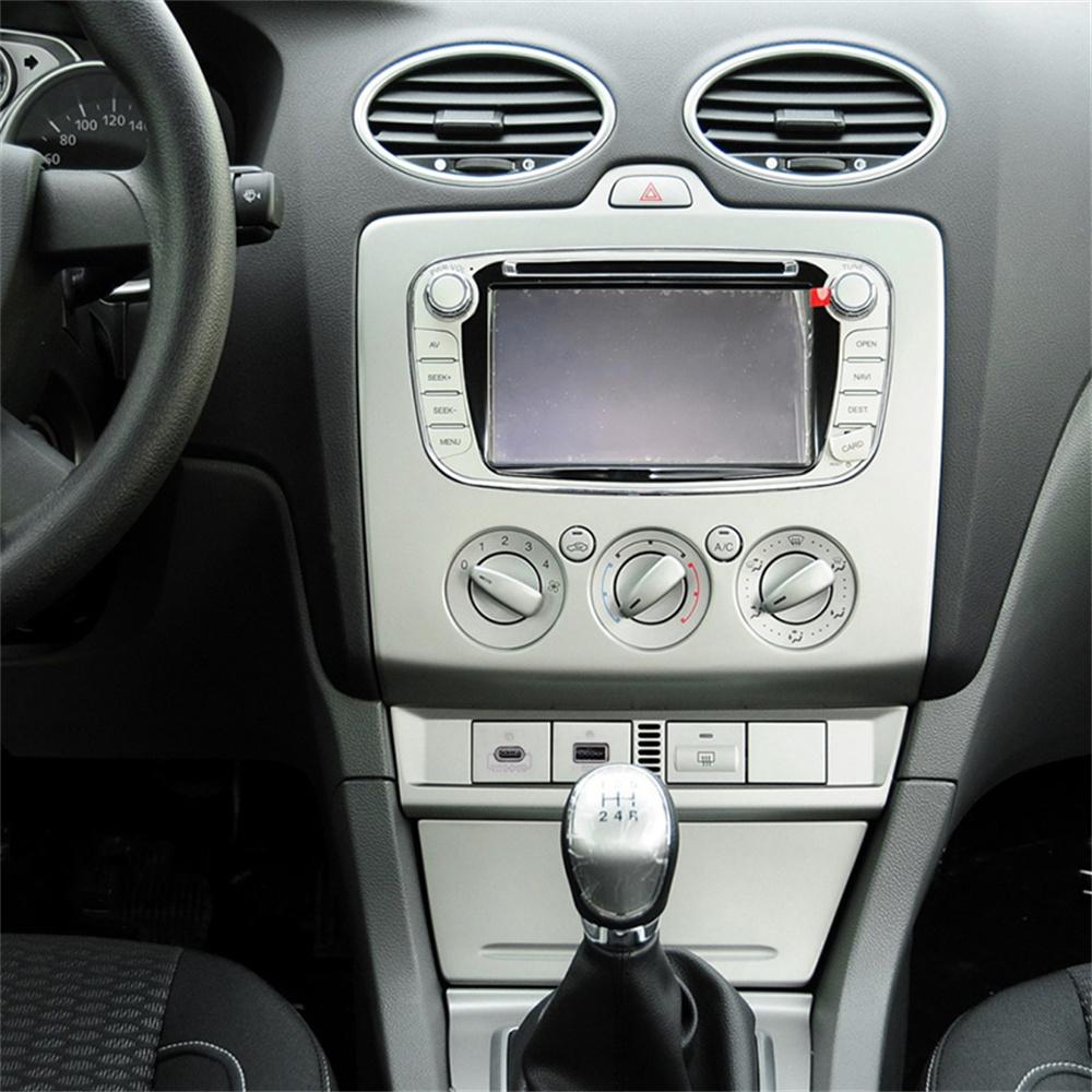 Панельная розетка USB-A QC3.0 и USB-C PD для быстрой зарядки, аксессуары для монтажа на панель, подходит для Ford Focus MK2 2005-2009