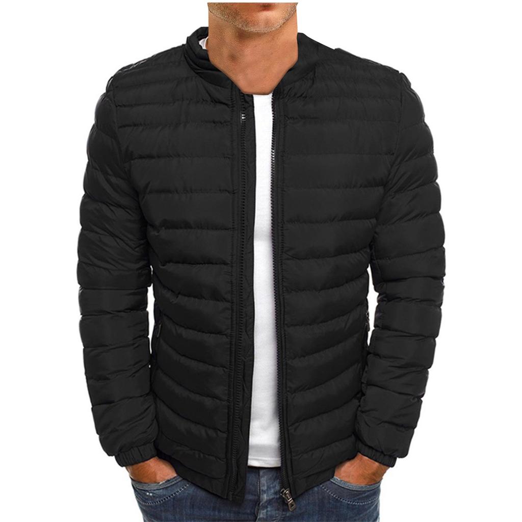 Men Winter Coat Warm Slim Fit Thick Coat Casual Jacket Outerwear Top Blouse