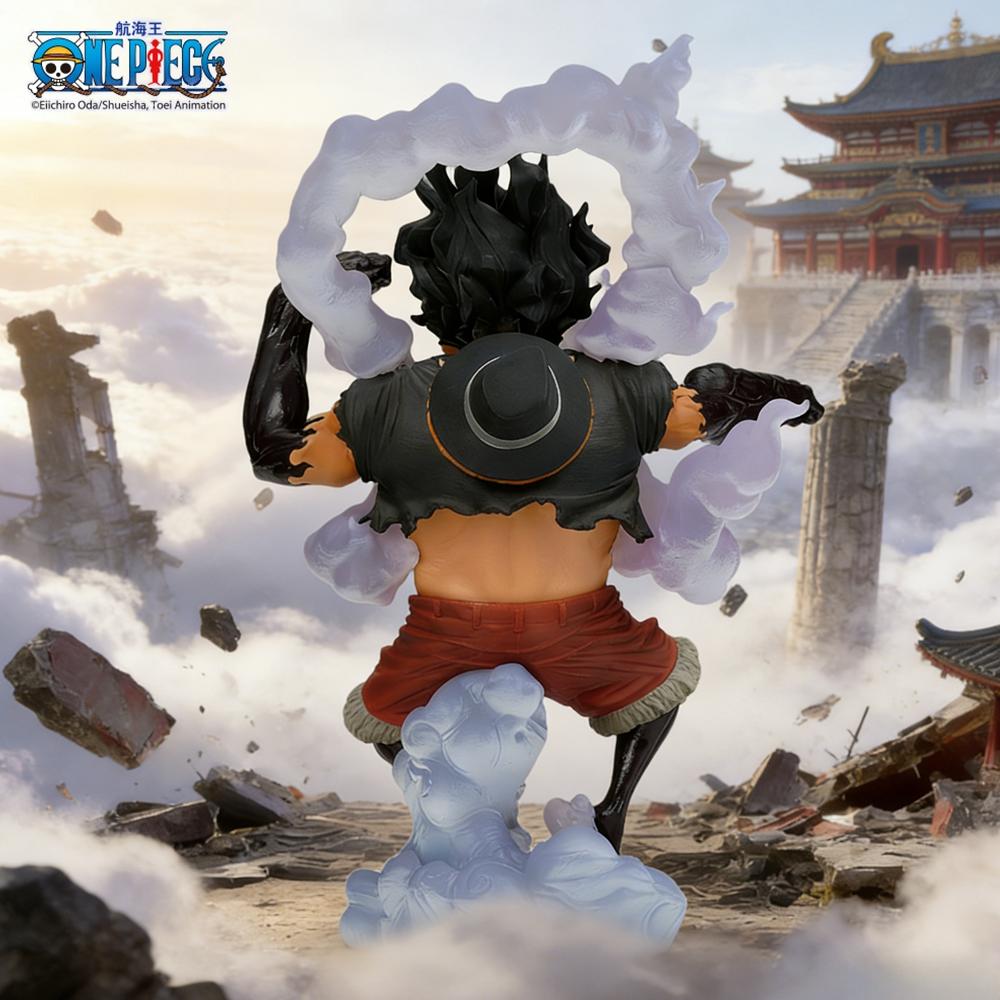1 шт. Официально лицензированный One Piece Monkey D. Луффи Гир Четвертый: Фигурка Человека-змеи, идеально подходит для украшения и в качестве подарка.