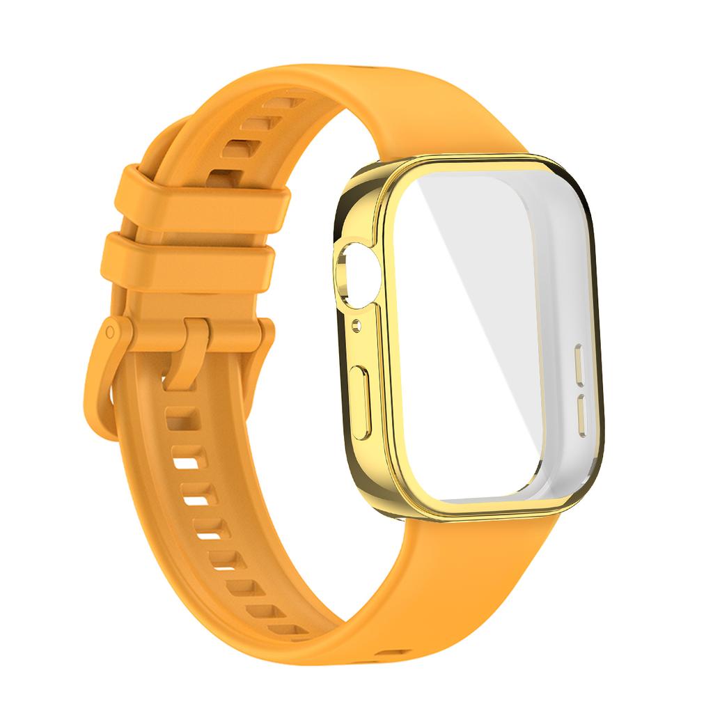 Для Huawei Watch Fit 3 Ремешок Мягкий Силикон Спортивный Браслет + Мягкий Чехол из ТПУ Дышащий Браслет для Умных Часов Для Huawei Fit3 Correa