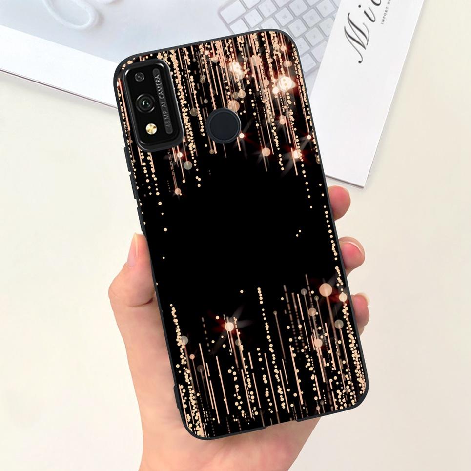 Мягкие силиконовые чехлы для Huawei Honor 9X lite Чехол JSN-L21 JSN-L22 JSN-L23 Coque Fundas Роскошный дизайн с узором Мягкий силиконовый чехол