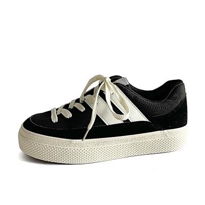 Холщовые туфли 2025 Пара Спортивная обувь Спортивная повседневная Женские кроссовки Балетки Черные Уличные Мужские и женские Студенческие Вулканизированная обувь