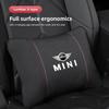 Car Headrest/Lumbar Support Auto Neck Pillow Waist Cushion For MINI WORKS Cabrio Coopers Countryman Aceman Clubman Coupe Paceman dymfu11