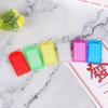Assorted Plastic Key Tag 10/20/30PCS Random Mixed Color Flap Key Tags with Split Ring Identification Tag Easy Sorting Supply ZYF