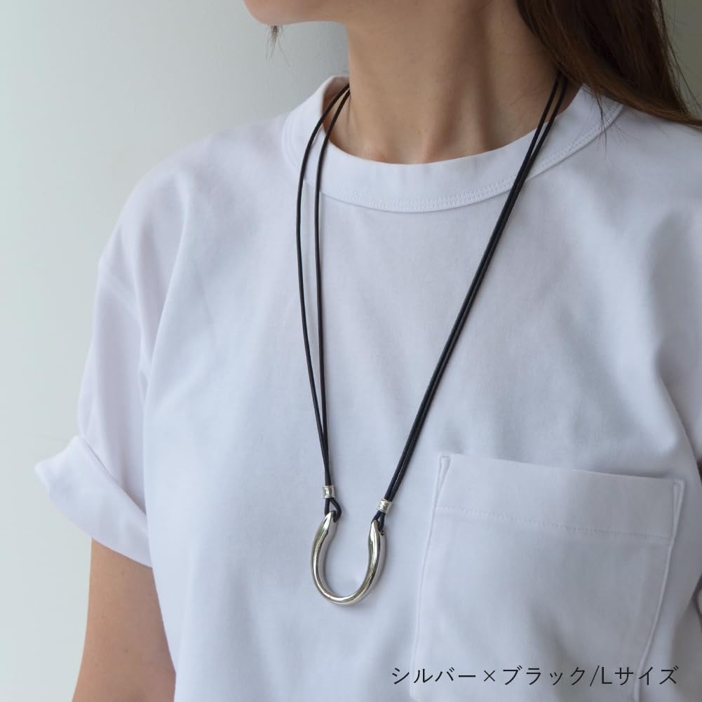 [R-days Daikanyama] Glasses Holder Horseshoe Buckle Necklace Sunglasses Unisex Glasses Holder Leather Made In Japan Sunglasses Holder Glasses