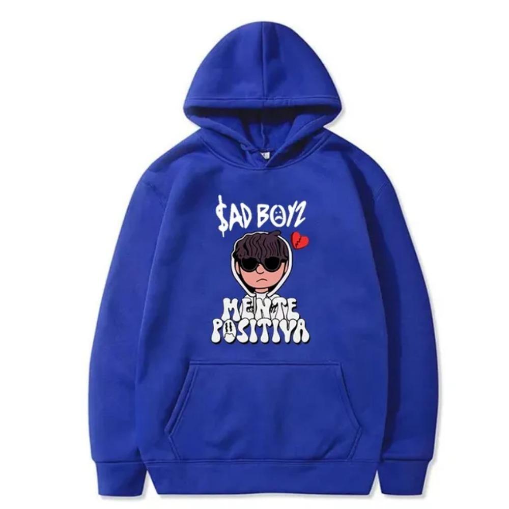2024 Мужские толстовки с капюшоном Junior H Sad Boys Harajuku Girls Hip Hop Pullover Fancy Music Gift Повседневная свободная удобная толстовка