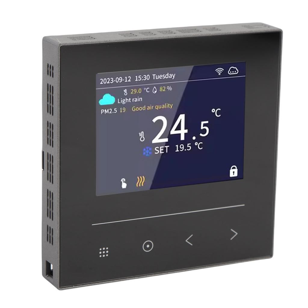 Цветной ЖК-дисплей Термостат Управление через WIFI-приложение Умный термостат Регулятор температуры для настенной духовки