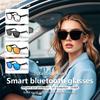 BT5.3 Smart Glasses 2 In 1 Earphone Bilateral Stereo Sound Effects Intelligent Touch Control Sunglasses Voice Assistant