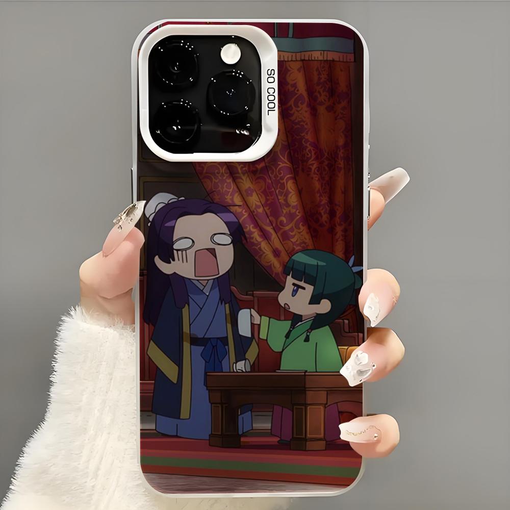 Дневники Маомао Цзиньши Чехол для телефона Чехол для телефона Для iPhone 14 16 15 11 12 13 Pro Max Mini Plus Ударопрочный чехол