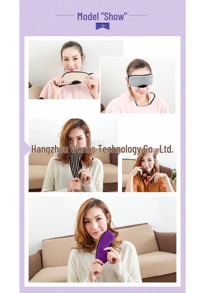 Changzhi USB-нагреваемая кожаная маска для глаз с горячими/холодными компрессами - Мультяшный дизайн, Блокировка света и Защита макияжа от прилипания