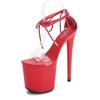 Wedding Shoes Summer Sexy Super Nightclub Party Shoes Female Sandals 1986 Series 20cm Heel 10cm Platform LFD