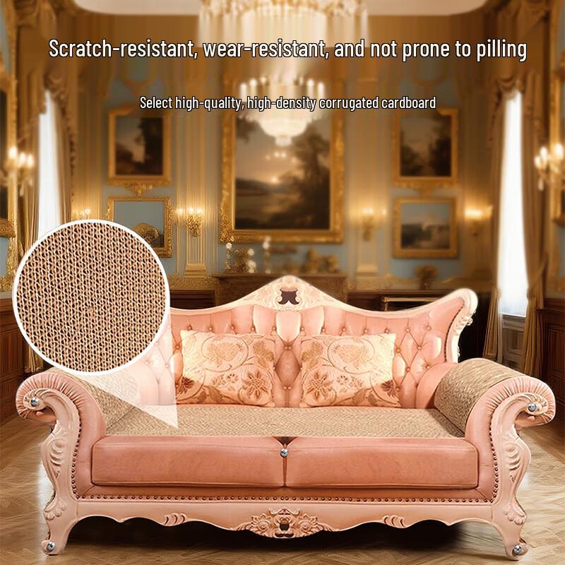 Luxury Vintage Sofa Cat Scratcher & Bed