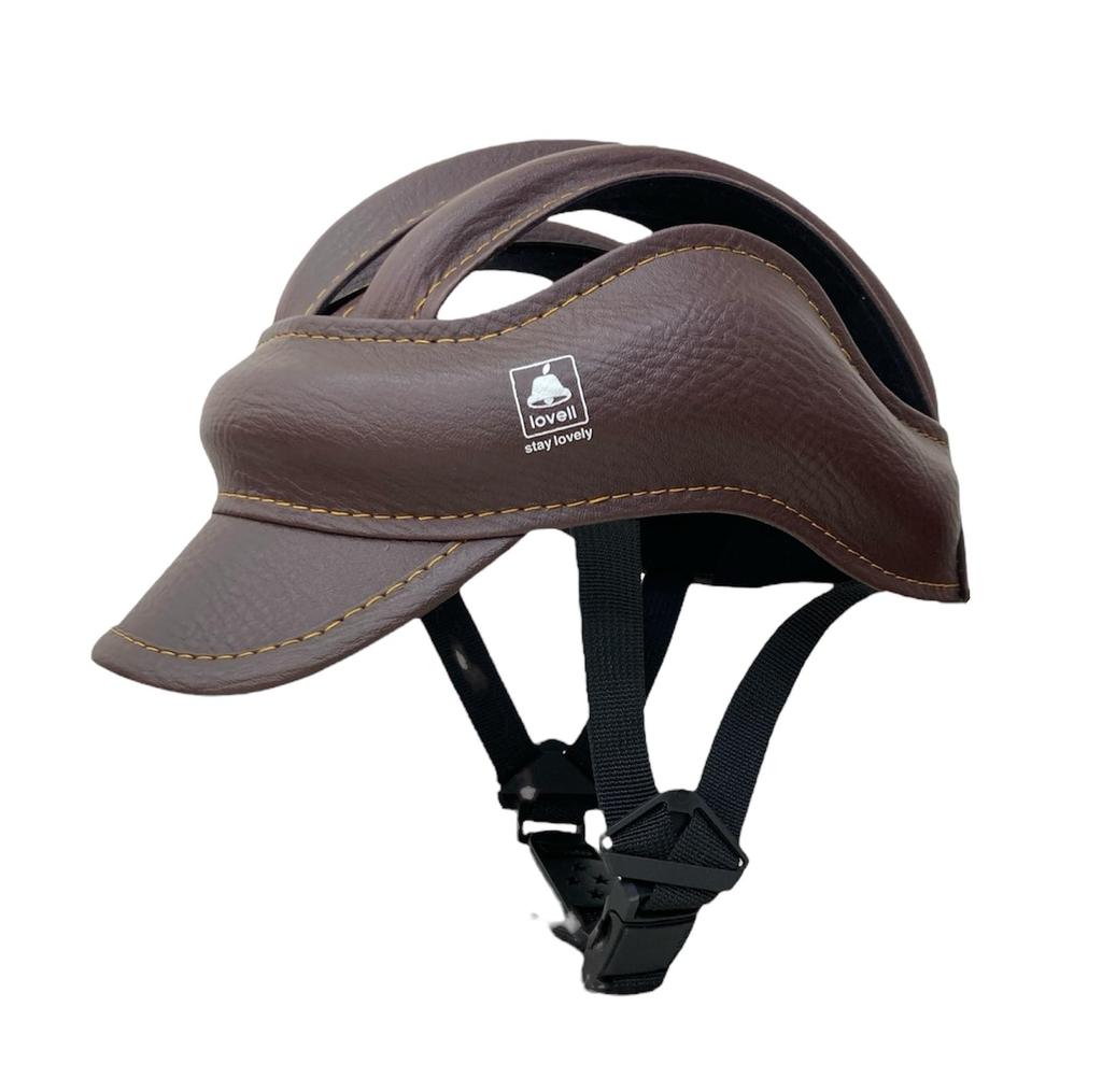 Lovell Cask Detachable Quick Buckle M BR Brown Headgear Head Protection (label) One-touch (57-60cm)