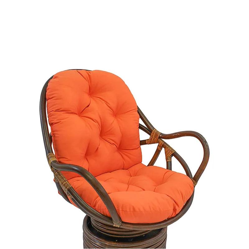 Вращающаяся подушка-качалка, моющаяся, коврик для сиденья домашней мебели, утолщенная подушка для стула, декор для дома на открытом воздухе - в комплект не входит кресло-качалка