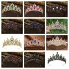 Shiny Baroque Crown Elegant Princess Rhinestone Crown Exquisite Bridal Tiara  Women/Girls