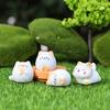 Миниатюрная фигурка кошки из смолы Yousheng, милые модели животных-кошек, миниатюрные украшения для топпера торта, микро-ландшафта, кукольного домика, сада, дома, стола