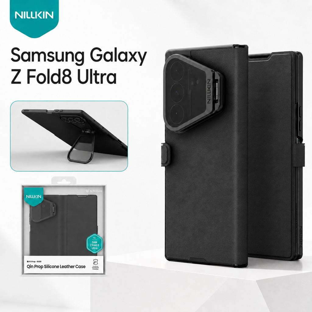 Магнитный чехол Nillkin для Samsung Galaxy Z Fold 8 Ultra Fold8 Экологичный силиконовый кожаный с карманом для карт CA4022