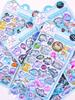3D рельефные наклейки, Детские мультяшные наклейки, Водные декали Sanrio, Милые наклейки-шейкеры с водой, Подходят для чехлов телефонов и