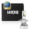 HIDya H4 Светодиодная фара для мотоцикла, 49600 кд (Кандела), [Яркость уровня 60 Вт HID], Высокая яркость, Соответствует техосмотру, Белый 6500K, 1 лампа,