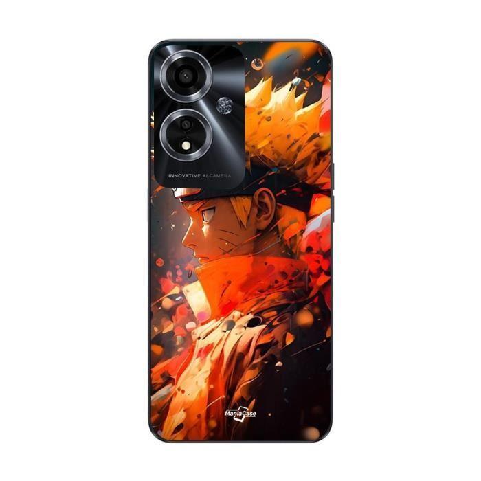 Coque - MANIACASE - Oppo A59 5G - Naruto Uzumaki - Souple - Noir