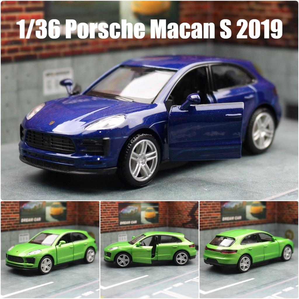 AABKN1 1/36 Porsche Macan SUV Toy Car Model For Children 5'' RMZ CiTY Diecast Sport Miniature Pull Back Collection Gift For Kid Boy