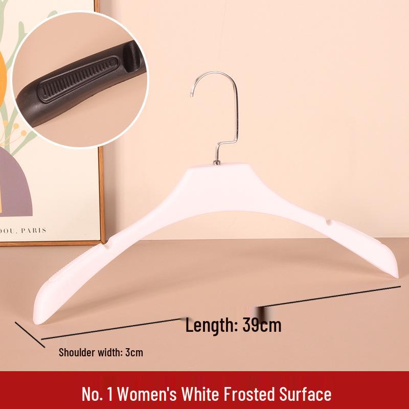 Non-Slip, Mark-Free Plastic Hangers for Home & Store Use - Ideal for Clothes Storage