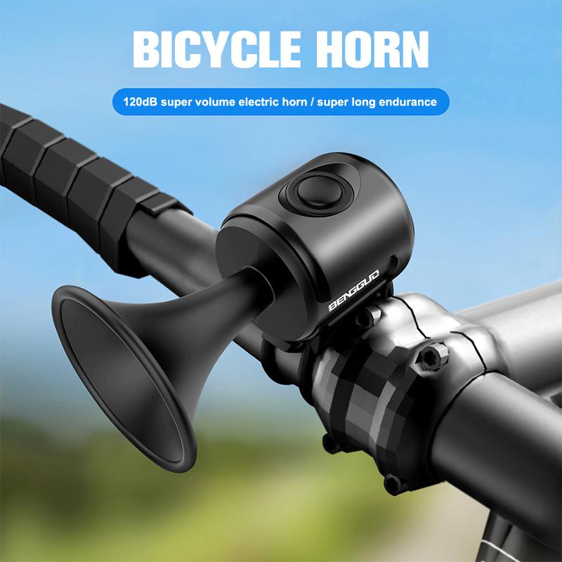Bike Electronic Loud Horn 120 Db Safety Electric Bell Police Bicycle Alarm Ring
