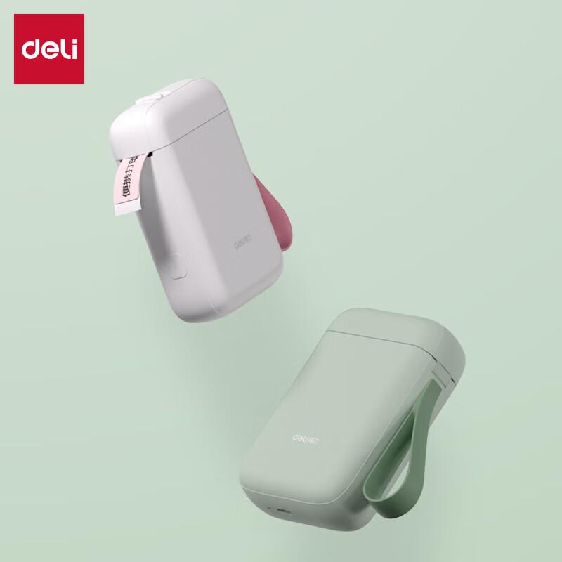 Deli Portable Bluetooth Thermal Label Printer CN plug (adapter included)