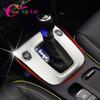 Color My Life 1Pc Stainless Steel Car Styling for Hyundai Kona Kauai 2017 - 2022 Car Gear Head Shift Konb Panel Cover