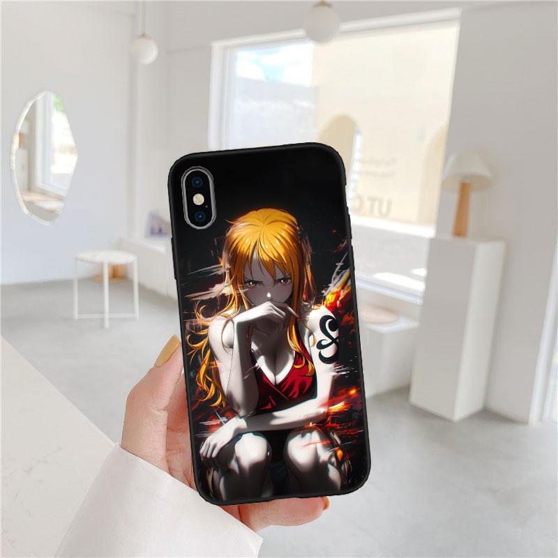 One Piece Luffy Nami Soft Shell Phone Case for OPPO A3 Pro A72 A74 A76 A77 A77S A78 A79 A94 A95 A18 A40M A58