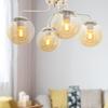 Glop 4 Piece White-Honey Glass Chandelier