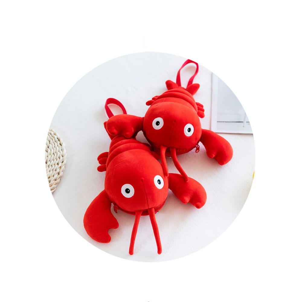 Игрушка Рождественский подарок Подарок на день рождения Сумка-мессенджер Crayfish Плюшевая сумка через плечо Плюшевая сумка через плечо