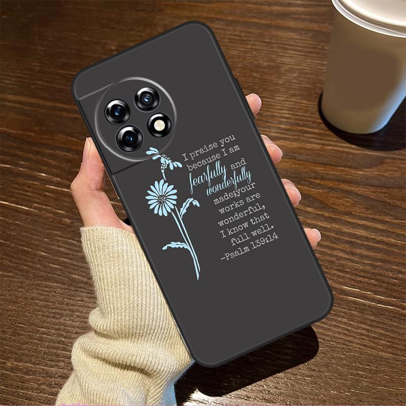 Christian Psalms For OnePlus Nord CE 5 2 3 4 Lite N20 N30 Case For OnePlus 15 R 13 12 11 8T 10T 13T 12R 13R