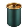 Thickened ashtray stainless steel household car ashtray Internet Coffee bar ashtray funnel with lid  anti-fly ash anti-drop