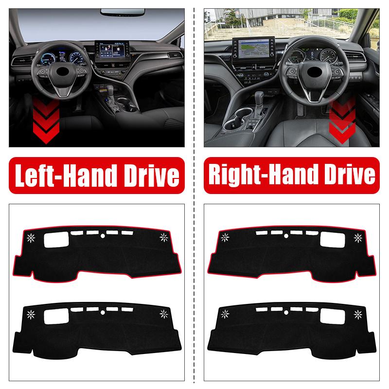 Автомобильные аксессуары для Toyota Camry 70 XV70 Hybrid 2022 2023 2024, крышка приборной панели, избегайте света, коврик, анти-УФ-ковер, нескользящий