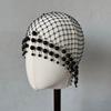 Exquisite Pearls Tassels Headwear Handmade Women Hat Fashion Pearls Tassels Hair Hat  For Ladies