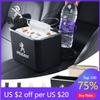 2026 Hot Car Sticker Car Storage Box Console Organizer Tissue Cup Phone Storage Box For Peugeot 206 208 306 307 308 407 408 508 