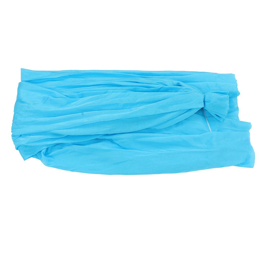 Гамак для йоги Эластичная ткань Гамак для воздушной йоги для профессионалов и начинающих Небесно-голубой