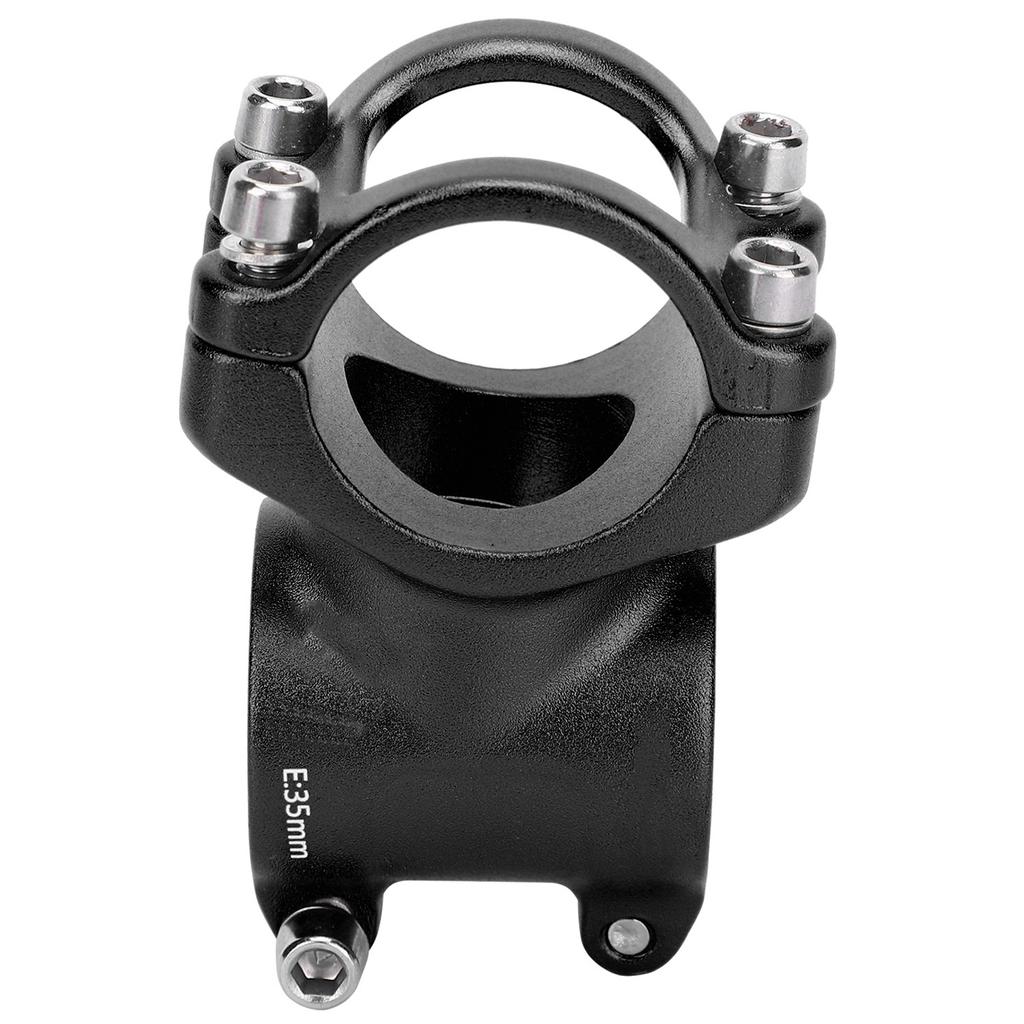 LUNJE 31.8x35mm Bike Handlebar Short Stem Riser Aluminum Alloy Hollow Stem