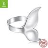 S925 Sterling Silver Mermaid Ear Bone Clip Without Ear Piercings, Light Luxury High-End Ear Clip Earrings