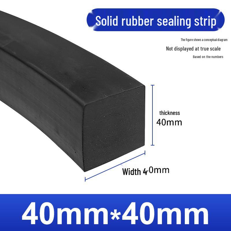 Nitrile Rubber Strip: Oil & Pressure-Resistant Shock Absorbing Glass Pad for Sealing & Joint Support