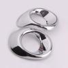 2Pcs Chrome ABS Car Front Fog Light Lamp Cover Trim Frame Decorate Fit For Mitsubishi Outlander 2013-2015 Car Styling