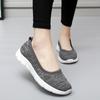 Женские мокасины, лоферы, повседневные зеленые туфли для ходьбы, летние черные легкие носки, обувь для мам, большой размер