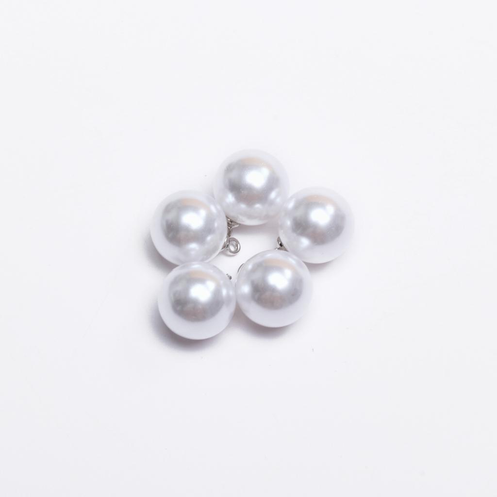 Подвеска Белый жемчуг Модные серьги Аксессуары Бусины россыпью 5/10 шт 4-16 мм Жемчужное ожерелье Материалы Имитация жемчуга DIY Изготовление ювелирных изделий бусины