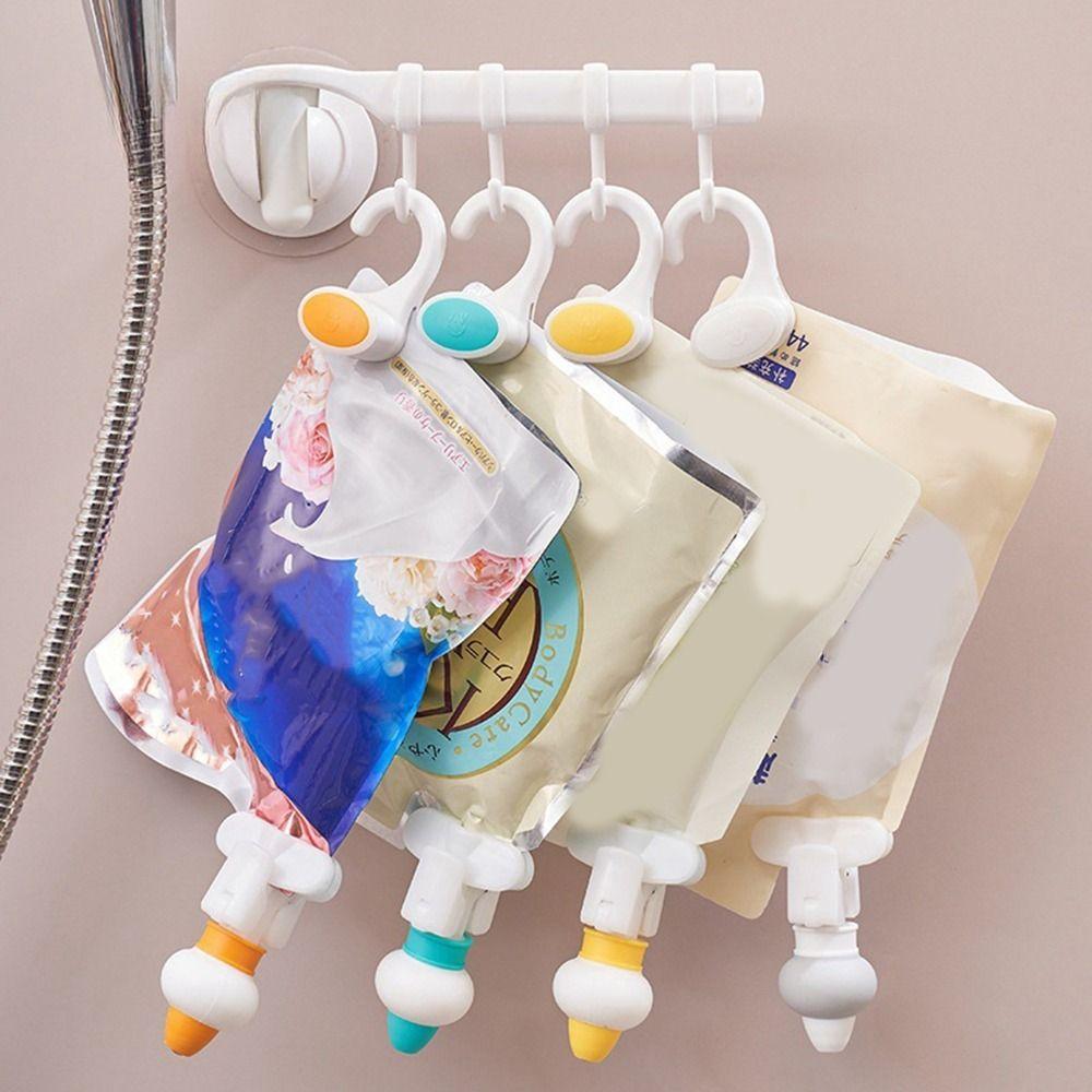 Подвесной дозатор жидкости вверх дном, силиконовый дозатор для геля для душа для дома