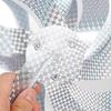 1 Set Reflective Pinwheels with 10m String Outdoor Bird Deterrent Wind Spinner 8 Pinwheels Sparkly Garden Bird Scare Device for Yard Orchard