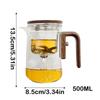 Glass Tea Pot Kettle Infuser 520ML/720ML Teapot Water Separation Inner Magnet One Click Magnetic Switches Tea Filtration Cup Set